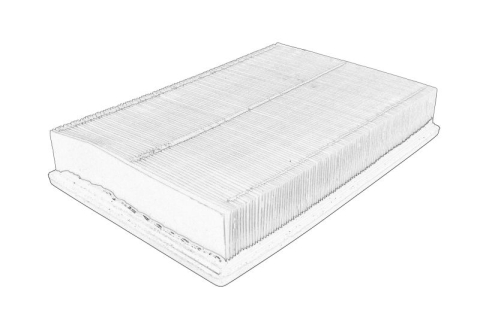 Piese Auto - Filtru aer (panou) potrivit DODGE RAM 2500, RAM 3500; RAM 1500, 2500 0.06D/3.0D/6.4 08.13-