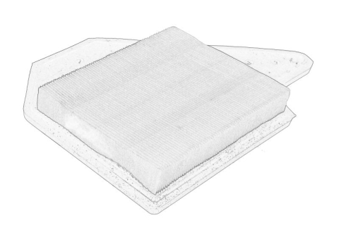 Piese Auto - Filtru aer potrivit CHRYSLER TOWN & COUNTRY, VOYAGER V; DODGE AVENGER, GRAND; LANCIA VOYAGER; VW ROUTAN 3.3-4.0 01.08-