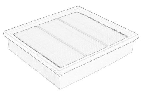 Piese Auto - Filtru aer potrivit ISUZU D-MAX II RZ4E-TC 03.17-12.22