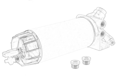 Filtre - Filtru combustibil (cu un senzor de nivel al apei) potrivit IVECO STRALIS EURO 6
