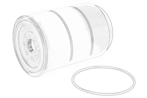 Filtre - Filtru combustibil potrivit DAF 75 CF, 85, CF 65, CF 75, CF 85, XF 105, XF 95; MERCEDES CITARO (O 530), CONECTO (O 345); SCANIA 4, G I, P I; VOLVO B10, FH12, FM12, FM7 CE136C-XF355M 01.88-