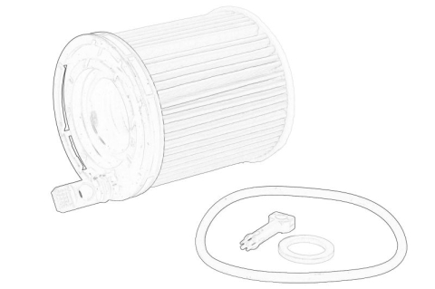 Elemente motor - Filtru ulei potrivit HYUNDAI ELANTRA VII, I20 III, KONA, SANTA FE IV, TUCSON; KIA SORENTO IV, SPORTAGE V 1.6/1.6H/1.6LPG 03.20-