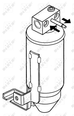 Climatizare - Filtru uscator AC PEUGEOT 106 II 1.0-1.6 intre 1996-2004