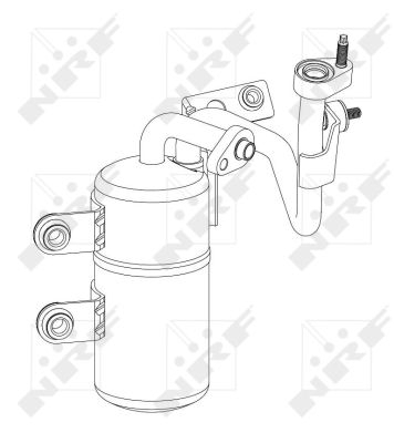 Climatizare - Filtru uscator AC VOLVO C30, C70 II, S40 II, V50 1.6 intre 2004-2013