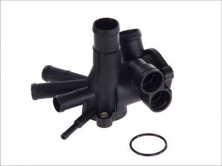Elemente sistem racire - Flansa carcasa senzor sistem racire SEAT IBIZA II; VW GOLF II, JETTA II, POLO, POLO CLASSIC 1.0/1.3