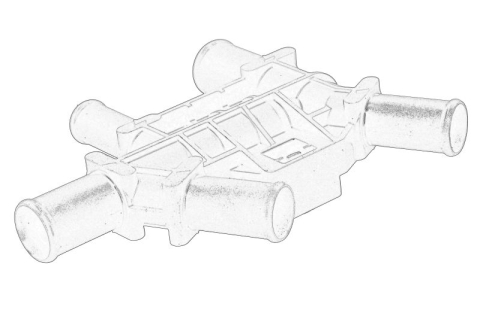 Piese Auto - Flansa lichid racire potrivit TOYOTA C-HR 1.2-2.0H 10.16-