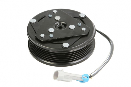 Fulie Ambreiaj compresor - Fulie AC ambreiaj complet compresor clima (DELPHI CVC 12V 6PK 105mm)