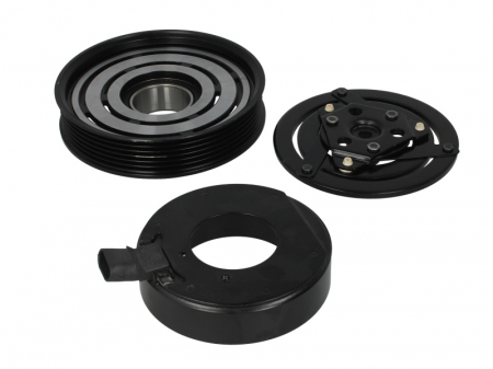 Fulie ambreiaj compresor AC clima (DELPHI CVC 6PK 125mm) NISSAN ALMERA II, QASHQAI I; RENAULT GRAND SCENIC II, MEGANE I, MEGANE I CLASSIC, MEGANE I COACH, MEGANE II 1.4-2.0 dupa 1998 [1]