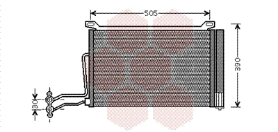 Radiator clima AC - Fulie ambreiaj compresor AC clima (DENSO 10SR17C 12V 6PK 110mm) CHRYSLER VOYAGER V; DODGE GRAND CARAVAN 2.8D-3.8 dupa 2007