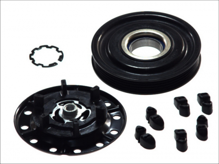 Climatizare - Fulie ambreiaj compresor AC clima (DENSO 5SE12C 4PK 125mm)