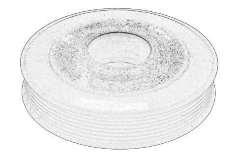 Piese Auto - Fulie arbore cotit (cu amortizor de torsiune) potrivit DACIA DUSTER, LOGAN II, LOGAN MCV II, SANDERO II; RENAULT CAPTUR II, CLIO V 1.0/1.0LPG 01.19-