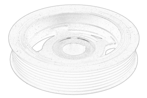 Fulie - Fulie arbore cotit (numar de nervuri: 7) potrivit DACIA DOKKER, DOKKER/MINIVAN, DUSTER, DUSTER/SUV, LODGY; RENAULT CAPTUR I, CLIO IV, GRAND SCENIC III, GRAND SCENIC IV, KADJAR 1.2 03.12-