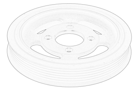 Fulie - Fulie arbore cotit potrivit CHEVROLET CAPTIVA; OPEL ANTARA A 2.0D 08.06-