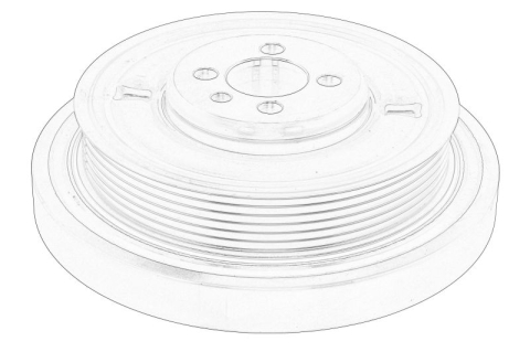 Fulie - Fulie arbore cotit potrivit VW CRAFTER, TRANSPORTER T6, TRANSPORTER T6 / CARAVELLE T6 2.0D 04.15-