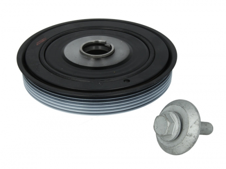 Motor - Fulie curea arbore cotit CITROEN BERLINGO, XSARA PICASSO; FORD C-MAX, FIESTA, FOCUS, FUSION; MAZDA 3; PEUGEOT 206, 307, 407, PARTNER; VOLVO C 30, S40, S80, V50, V70 1.4HDi/1.6D 02.02-