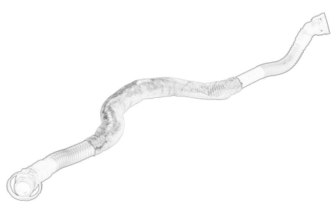 Piese Auto - Furtun aerisire chiulasa potrivit AUDI A4 ALLROAD B8, A4 B8, A5, A6 ALLROAD C7, A6 C7, A7, A8 D4, Q5 3.0D 11.08-09.18