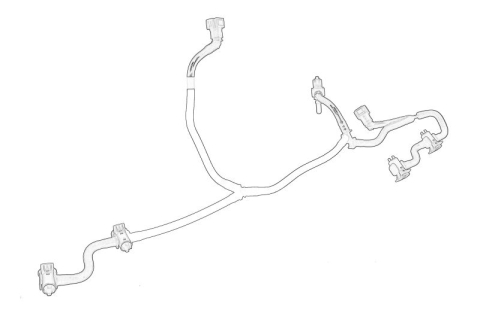 Furtun combustibil - Furtun combustibil (fixare cu zavor; partea injectorului) FORD potrivit FORD TRANSIT V363 03.16-