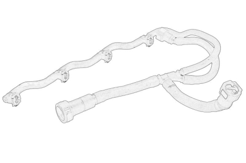 Furtun combustibil - Furtun combustibil potrivit VOLVO S90 II, V40, V60 II 02.15-12.21