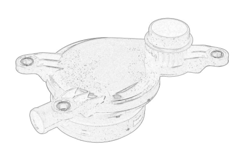 Motor - Furtun epurator potrivit CHEVROLET CAPTIVA; OPEL ANTARA A 2.0D 08.06-