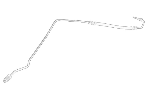 Piese Auto - Furtun frana cauciuc / metal Spate Dreapta (M10x1/M10x1, fara vehicule pe roti de otel de 14 ”) potrivit MERCEDES CITAN MIXTO (DOUBLE CABIN), CITAN (MPV) 1.2-Electric 09.06-