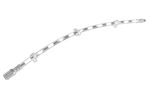 Franare - Furtun frana Dreapta/Stanga Spate (lungime 550mm) potrivit IVECO DAILY