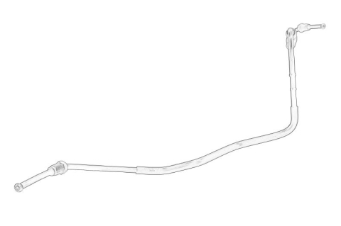 Piese Auto - Furtun frana Spate Stanga (M10x1/M10x1, no 4-control; metal cauciuc) potrivit RENAULT LAGUNA, LAGUNA III 1.5D-3.5 10.07-12.15