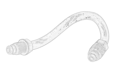 Piese Auto - Furtun frana Spate Stanga potrivit AUDI Q3; VW CC B7, PASSAT B6, PASSAT B7 1.4-3.6 03.05-10.18