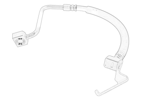 Piese Auto - Furtun frana Spate Stanga potrivit CHRYSLER 300C 2.7-6.1 09.04-