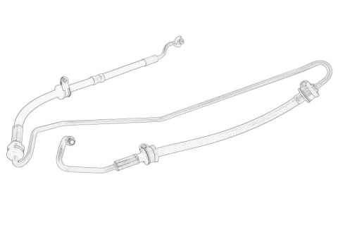 Piese Auto - Furtun hidraulic sistem directie potrivit VW CRAFTER 30-35, CRAFTER 30-50 2.0D 05.11-12.16