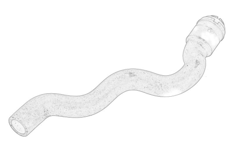 Piese Auto - Furtun incalzire (Admisie) potrivit OPEL ASTRA H, ASTRA H GTC, ASTRA H/KOMBI 1.7D 03.04-10.10