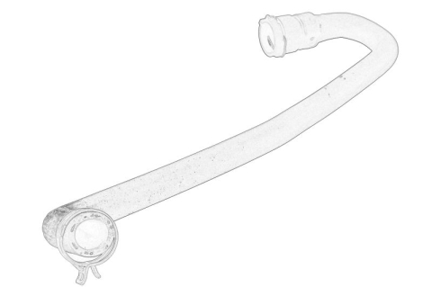 Conducta racire - Furtun incalzire (flexibil) potrivit FORD GALAXY II 1.8D 05.06-06.15