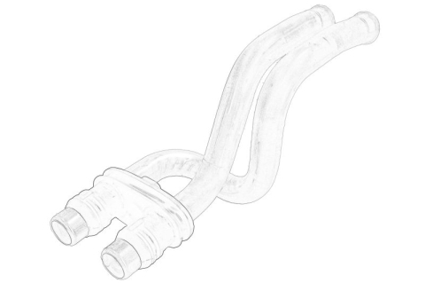 Conducta racire - Furtun incalzire potrivit SKODA SUPERB II, YETI; VW BEETLE, CC B7, EOS, GOLF PLUS, GOLF PLUS V, GOLF V, PASSAT B6, SCIROCCO III, TIGUAN 1.2-3.6 10.03-07.19