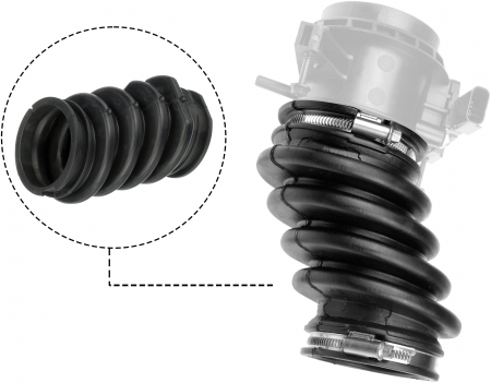 Furtun intercooler (diametru 65/72mm, lungime 145mm, negru) potrivit FORD C-MAX II, FOCUS III, TOURNEO CONNECT V408 NADWOZIE WIELKO; MAZDA 5 1.6D/2.0D 07.10- [1]