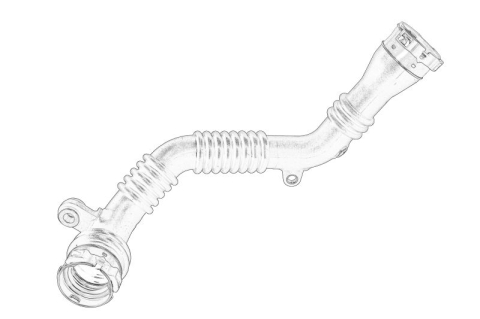 Piese Auto - Furtun intercooler Dreapta (cu senzor) potrivit RENAULT FLUENCE, GRAND SCENIC III, MEGANE, MEGANE III, SCENIC III 1.6D 04.11-