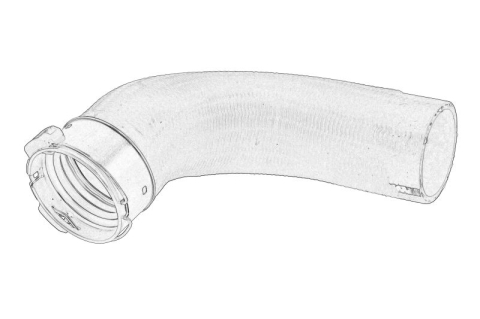 Piese Auto - Furtun intercooler potrivit VOLVO S60 III, S90 II, V60 II, V90 II, XC60 II, XC90 II 2.0/2.0D/2.0H 09.14-