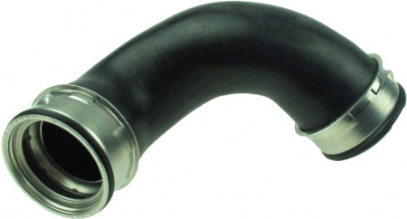 Racire - Furtun intercooler Stanga (Inferior, diametru 42mm, lungime 320mm, negru) potrivit MERCEDES C (CL203), C T-MODEL (S203), C (W203), CLC (CL203) 2.1D/2.2D/2.7D 05.00-06.11