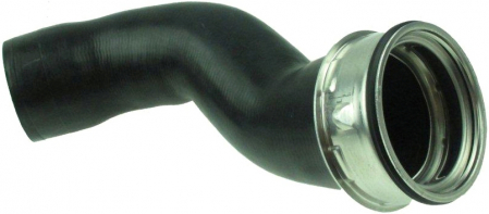 Racire - Furtun intercooler Stanga (Superior, diametru 61mm, lungime 220mm, negru) potrivit MERCEDES E T-MODEL (S210), E (VF210), E (W210) 2.1D/2.2D/2.7D 06.98-03.03