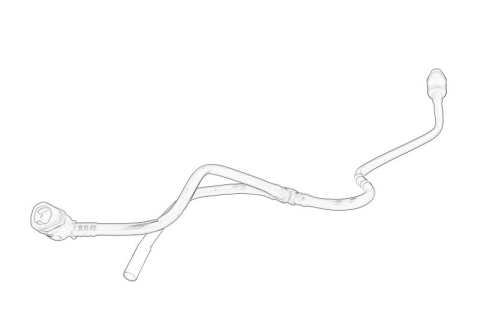 Conducta racire - Furtun radiator (din rezervorul de expansiune) potrivit IVECO