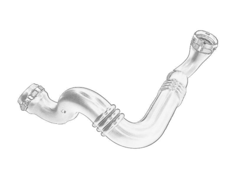 Conducta racire - Furtun radiator Dreapta potrivit NISSAN NV400; OPEL MOVANO B; RENAULT MASTER III 2.3D 02.10-