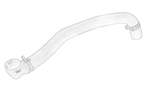 Piese Auto - Furtun radiator Inferior potrivit KIA SPORTAGE IV 1.6 09.15-09.22