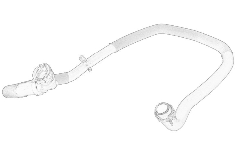 Piese Auto - Furtun radiator (necesita verificare VIN; pentru radiator EGR; Unitate fata) potrivit NISSAN NV400; OPEL MOVANO B; RENAULT MASTER III 2.3D 02.10-