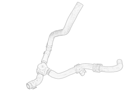 Piese Auto - Furtun radiator potrivit VW TRANSPORTER T5 2.0D 09.09-08.15