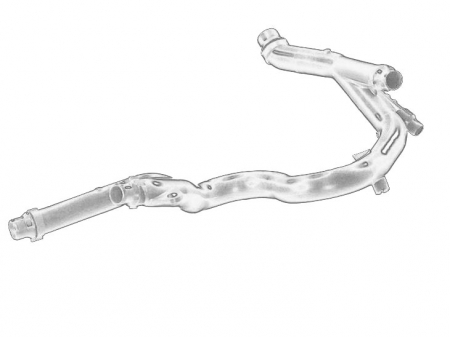 Conducta racire - Furtun retur (cinci O) 2.5, 3.0 Diesel E38, E39, E46 BMW