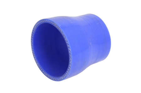Conducta racire - Furtun silicon sistem racire 76mmx76mm (reducere, culoare albastru, -40/220°C, presiune de indoire: 0,9 MPa, presiune de lucru: 0,3 MPa)