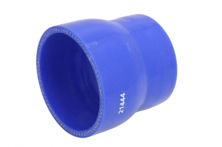 Conducta racire - Furtun silicon sistem racire 80mmx76mm (reducere, culoare albastru, -40/220°C, presiune de indoire: 0,9 MPa, presiune de lucru: 0,3 MPa)