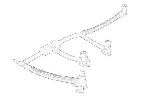 Piese Auto - Furtun supracurgere combustibil potrivit AUDI A3, Q2; SEAT ARONA, ATECA, IBIZA V, LEON, LEON SC, LEON ST; SKODA KAROQ, OCTAVIA II, OCTAVIA III; VW GOLF ALLTRACK VII, GOLF SPORTSVAN VII, GOLF VII 1.6D 