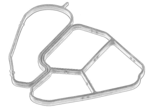 Piese Auto - Garnitura carcasa filtru ulei potrivit BMW 3 (E46), 5 (E39), 7 (E38), X5 (E53) 2.0D/2.5D/3.0D 08.98-09.06