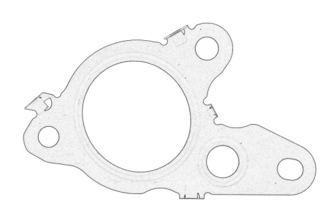 Garnituri - Garnitura valva EGR (supapa / teava) potrivit NISSAN INTERSTAR, NAVARA NP300, NV400; OPEL MOVANO B; RENAULT ALASKAN, MASTER III 2.3D 03.12-