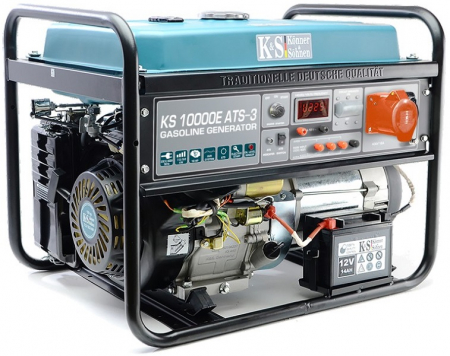 Redresoare Roboti pornire - Generator, putere 230/400V, putere motor 18 HP, putere maxima: 8kW, curent nominal: 34,8A, stecher: 1x12V DC, 1x16A (400V), 1x32A (230V); pornire: automat/electric/manual