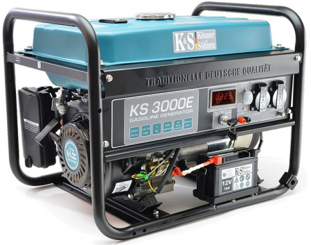 Redresoare Roboti pornire - Generator, putere 230V, putere motor 7 HP, putere maxima: 3kW, curent nominal: 10,8A, stecher: 1x12V DC, 2x16A (230V); pornire: electric/manual